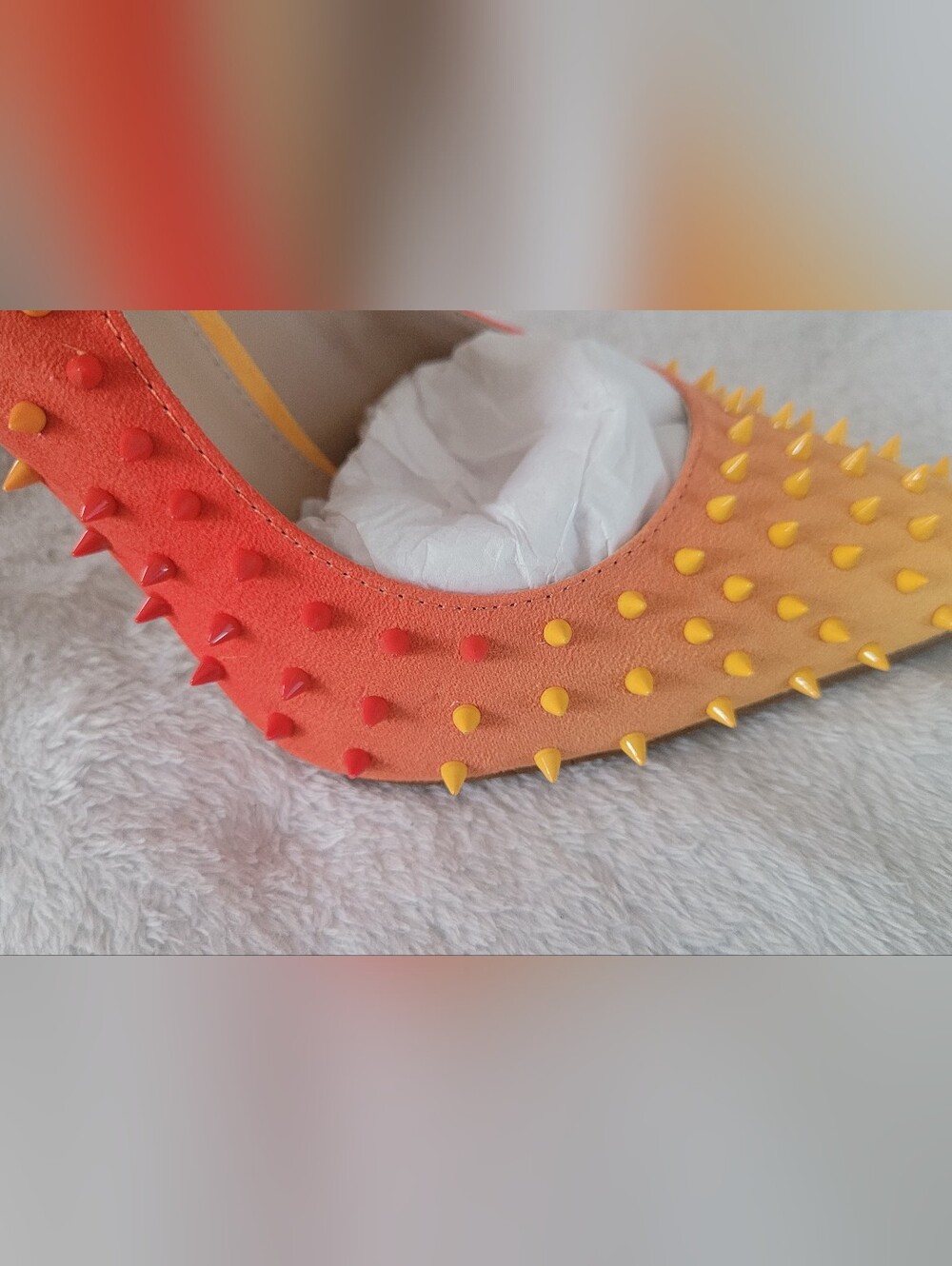 Steve Madden Orange Multi Heels - Picture 8 of 12